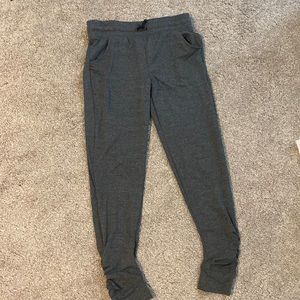 Dark gray runway joggers size 12-14